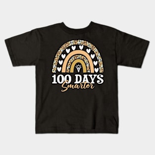 100 Days Smarter Rainbow Kids T-Shirt